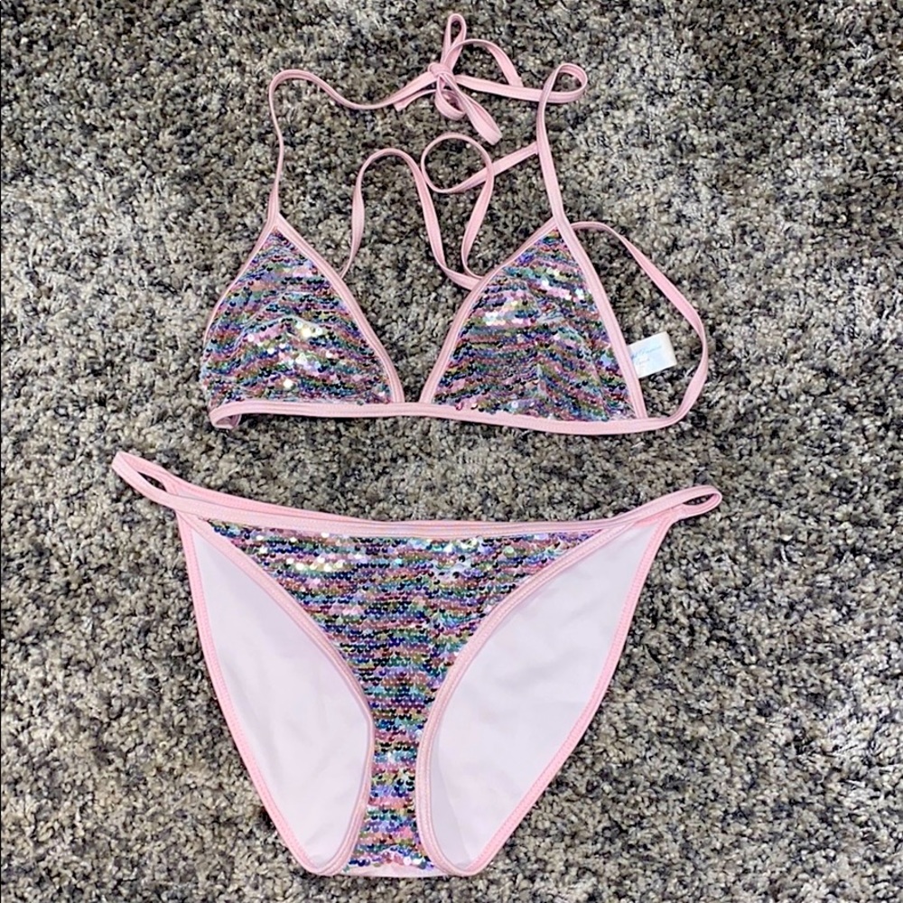 Sequin Bikini Set - image 1